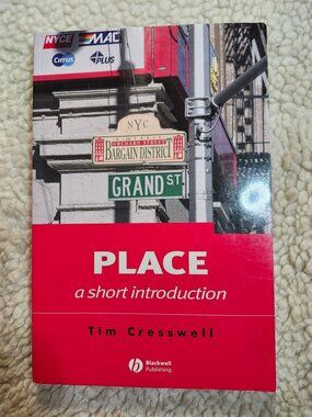 Tim Cresswell Place A Short Introduction Paperback Blackwell 2004 Geography